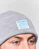 Gray Beanie with Favor Patch