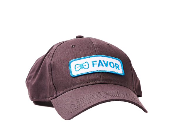 Grey Favor Patch Hat